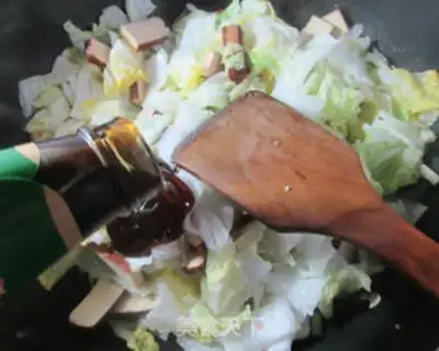 Make Eggs dry and sprouts step 7