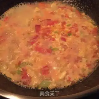 Make Tomato eggs and rice step 5