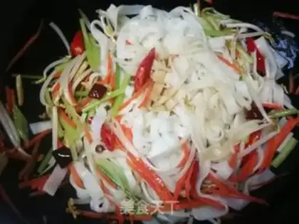 Make Carrot bean sprouts of celery step 7