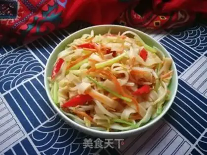 Make Carrot bean sprouts of celery step 10