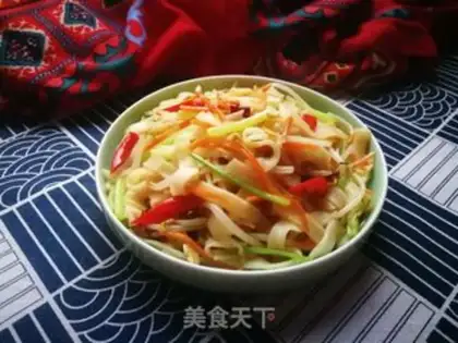 Make Carrot bean sprouts of celery step 11