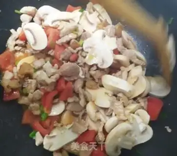 Make Noodles for mushrooms step 6