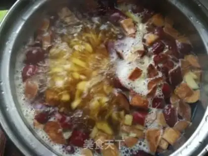 Make Sweet ginger date tea step 4