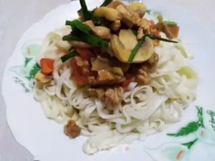 Make Noodles for mushrooms step 10