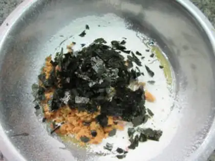 Make Seaweed waffles step 7