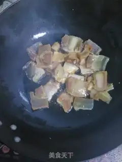 Make Pickled radish and fried meat step 3