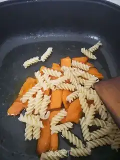 Make Pumpkin noodles step 3
