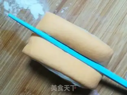 Make Two-coloured carrots step 7