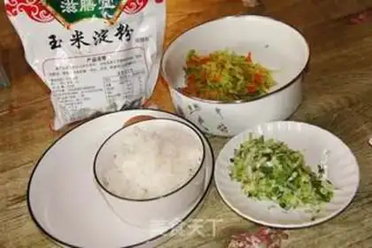 Make Fried radish balls step 2
