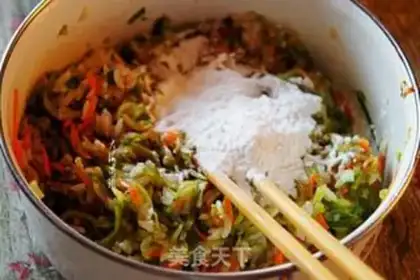 Make Fried radish balls step 4