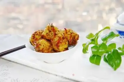 Make Fried radish balls step 7