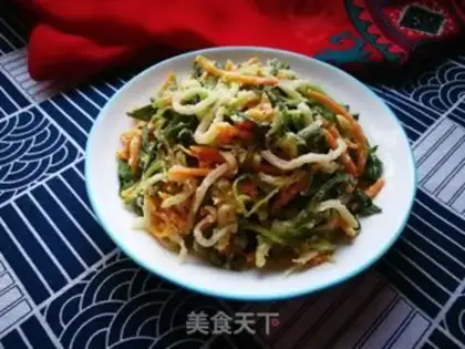 Make Three-colour veggies step 11