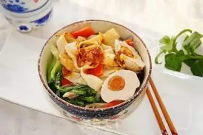 Make Hot noodles step 9