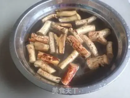 Make Five fingers of peach chicken soup step 0