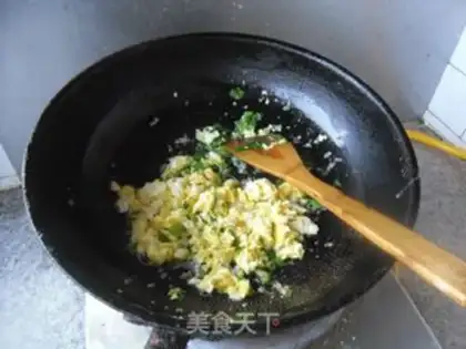 Make Egg sauce and rice step 4
