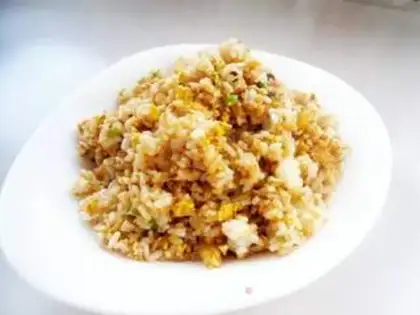 Make Egg sauce and rice step 9