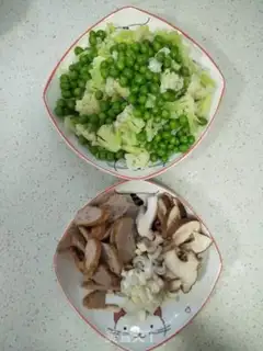 Make The bouquets and the peas step 3