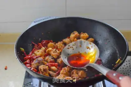 Make Spicy chicken step 14