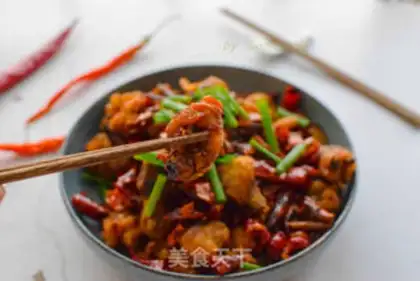 Make Spicy chicken step 15
