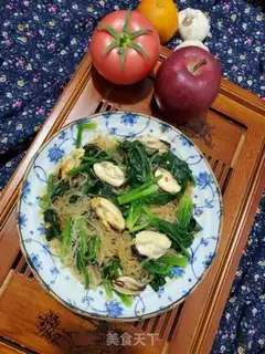 Make A fan of spinach step 21