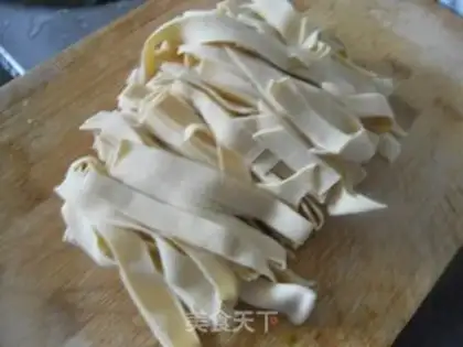Make Fresh bean skin step 0
