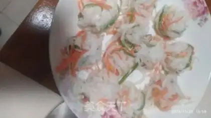 Make Colored radish balls step 2