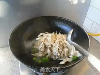 Make Fresh bean skin step 3