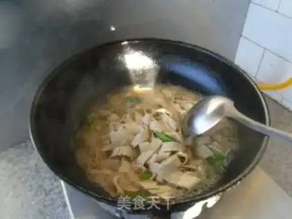 Make Fresh bean skin step 4