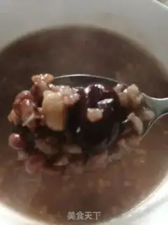 Make Red bean congee step 4