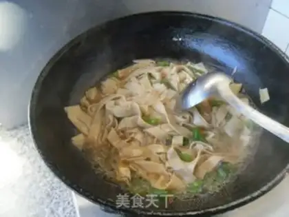 Make Fresh bean skin step 7