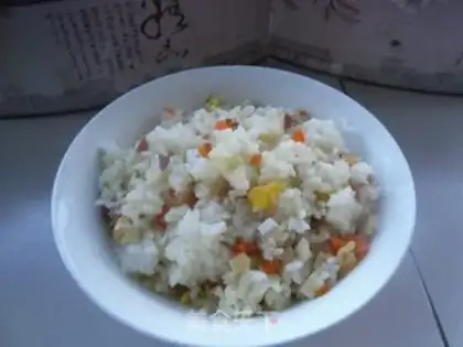 Make Ham and egg fried rice step 10