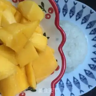 Make Cinnamon mango rice step 4