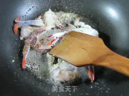 Make Crabs are cooking pasta step 3