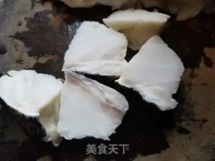 Make Slurped cod jaw step 1