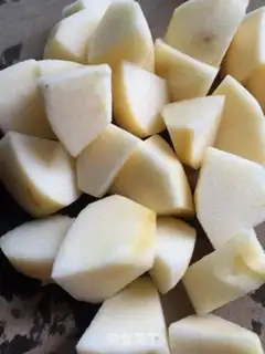 Make Sweet apple water step 1