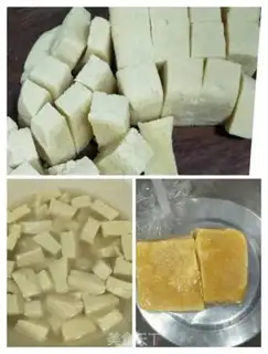 Make Snow cuisine tofu step 1