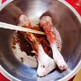 Make Roasted lamb calf step 0