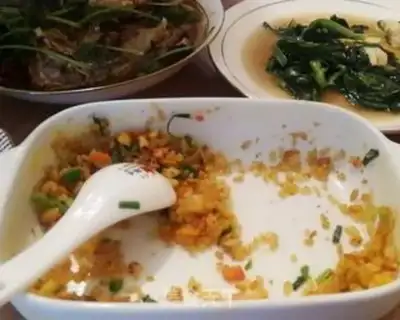 Make Gold egg fried rice step 5