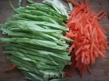 Make Carrot-covered eggs for kettle powder step 1