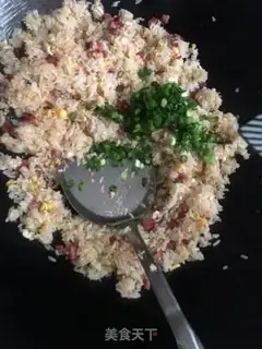 Make Forcing eggs and rice step 8
