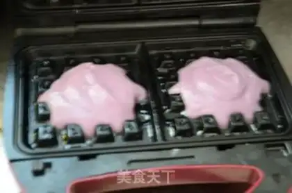 Make A rice potato waffles step 4