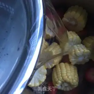 Make Corn drum bone soup step 4