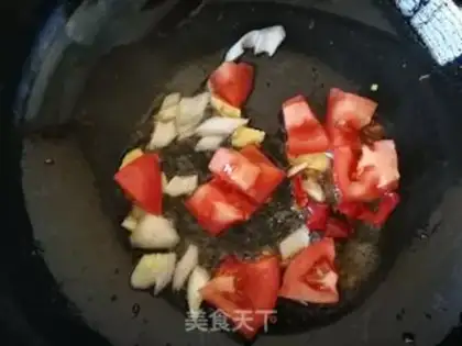Make Spicy rice powder step 4