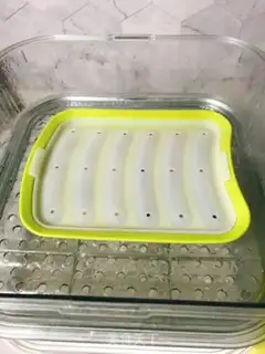 Make Double egg sausage step 7