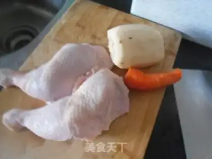 Make Left chicken step 0