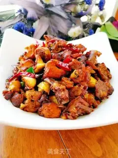 Make Spicy chicken step 12