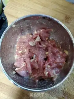 Make Porridge of mushroom beef step 2