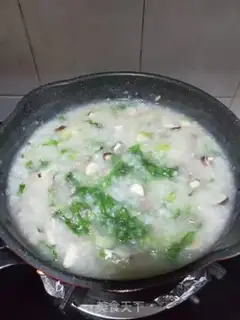Make Porridge of mushroom beef step 8