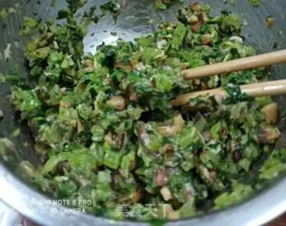 Make Porridge pork dumplings step 1
