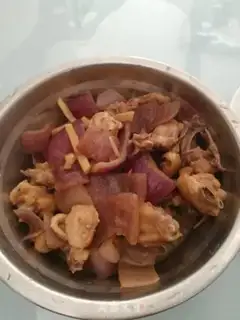 Make Onion fried chicken step 7